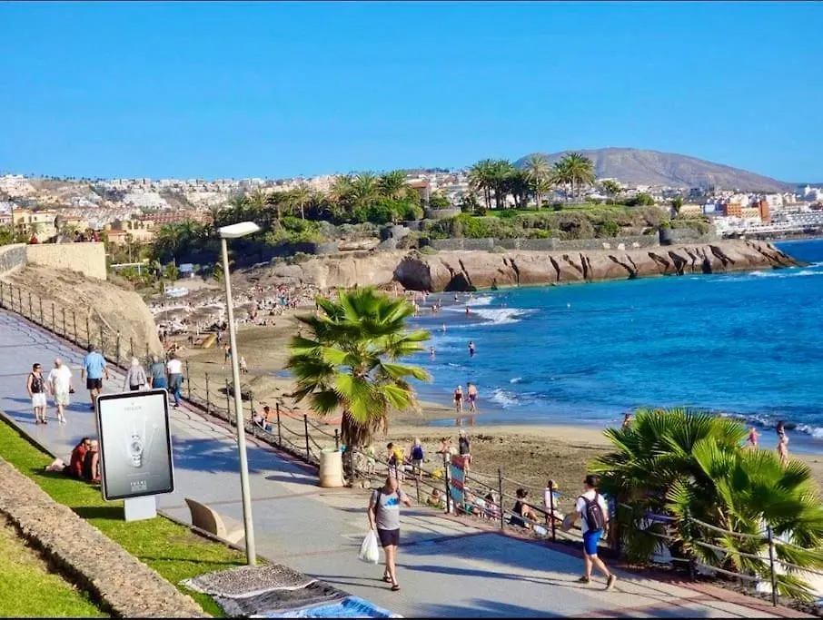 아파트 Lovely Suite On Frontline Of Tenerife Best Beach! 아데제 스페인